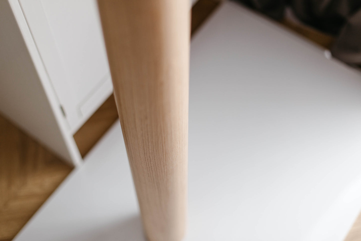 Solid Wood Furniture Legs – Handmade Straight Table Legs, Set of 4, H900 mm